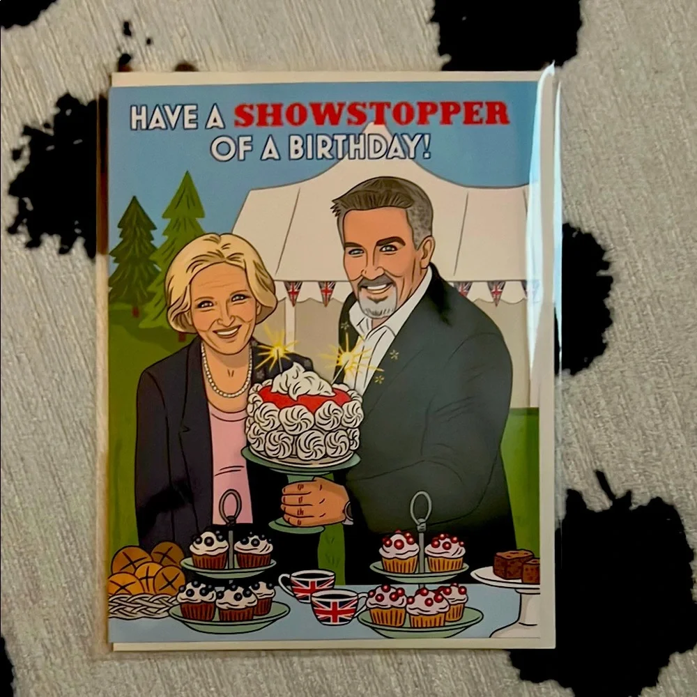 NWT The Great British Bake Off birthday card